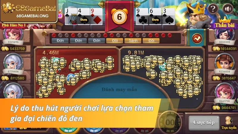 Điểm đặc biệt giúp game bài đổi thưởng đỏ đen được yêu thích