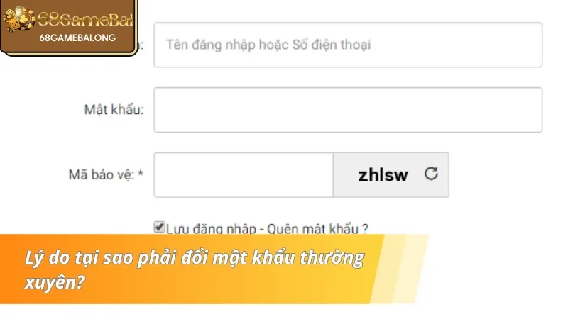 Lợi ích của việc thay đổi mật khẩu định kỳ của tài khoản