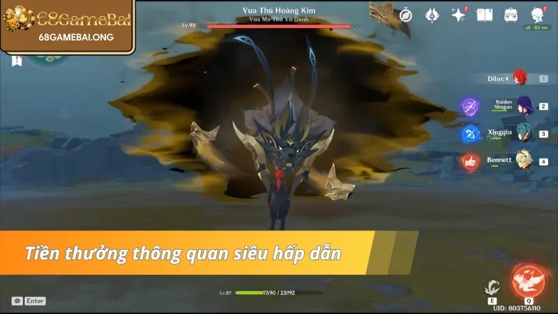 Tỷ lệ thưởng mà người chơi nhận được khi tham gia game nổ hũ 