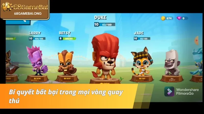 Mẹo chơi mang về chiến thắng trong phi cầm tẩu thú 68 Game Bài